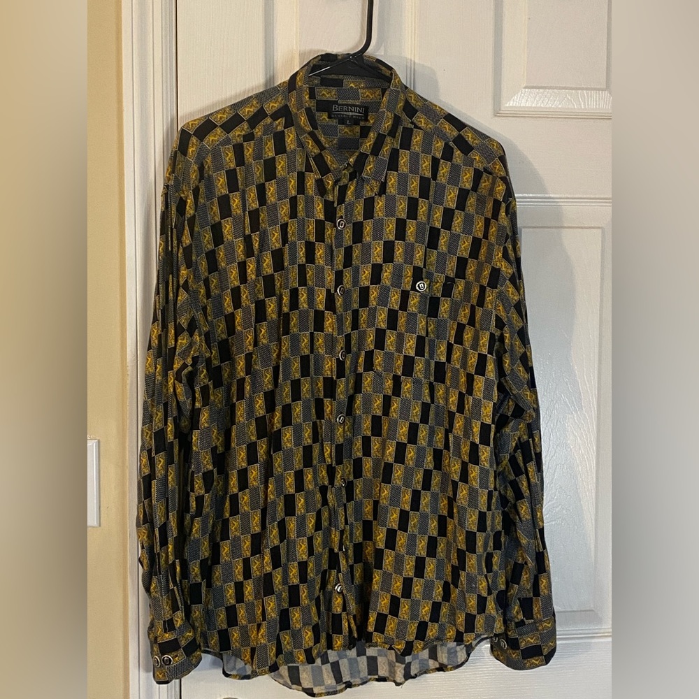 Vintage Bernini Beverly Hills Men’s Button Down
